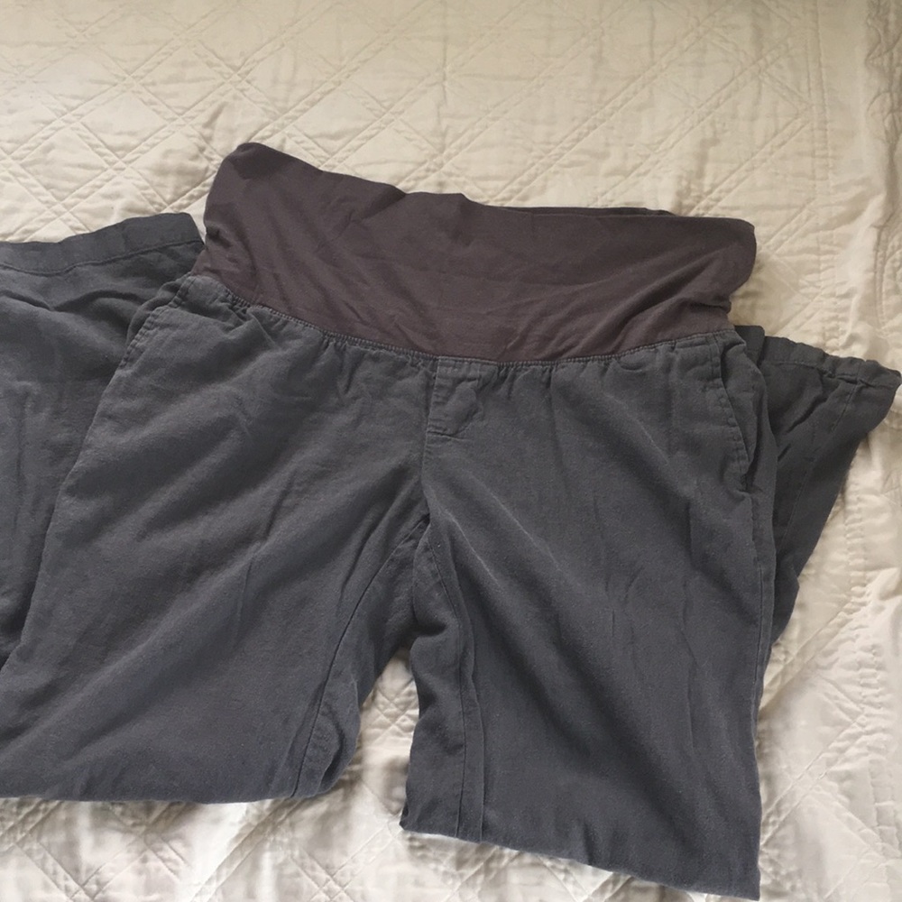 Old Navy Maternity Linen Full Panel Pants